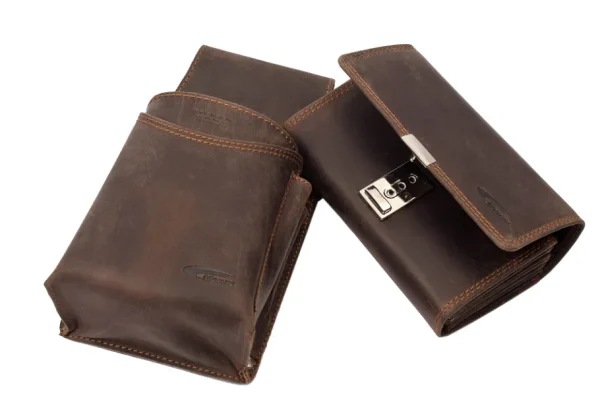 Menzo 937 Profikellnerset Büffelleder/Lock marone- Profi-kellnersets