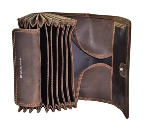 Menzo 937 Profikellnerset Büffelleder Doppelnaht/Hirsch marone- Profi-kellnersets