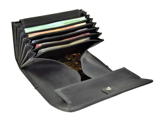 Menzo 937 Profikellnerset Büffelleder/Logo schwarz- Profi-kellnersets