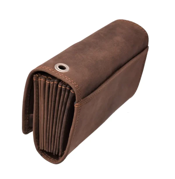 Menzo 937 Profikellnerset Büffelleder Doppelnaht/Hirsch marone- Profi-kellnersets