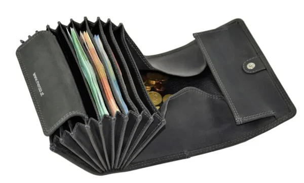 Menzo 937 Profikellnerset Büffelleder/Logo schwarz- Profi-kellnersets