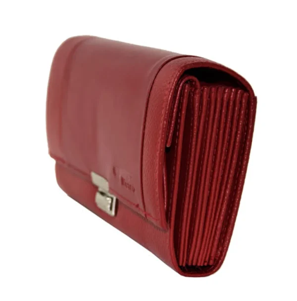Menzo 916L Kellnerbörse Rindsleder/rot- Kellnerbörsen