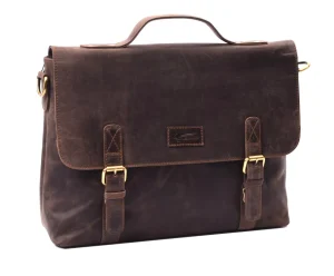 Menzo MB120 - 15,6 Zoll Laptoptasche Büffelleder/marone- Laptoptaschen