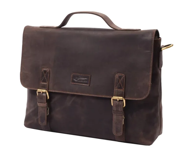 Menzo MB120 - 15,6 Zoll Laptoptasche Büffelleder/marone- Laptoptaschen