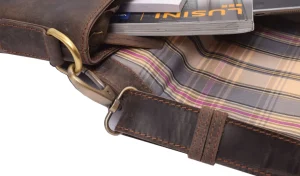 Menzo MB120 - 15,6 Zoll Laptoptasche Büffelleder/marone- Laptoptaschen
