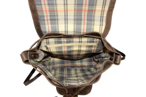 Menzo MB36 - 14 Zoll Rucksack Büffelleder/marone- Rucksäcke