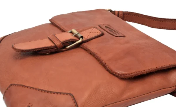 Menzo MB 76 Ledertasche gewaschen / Washed Bag- Umhängetaschen - Shopper