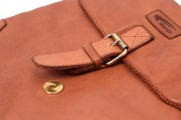 Menzo MB 76 Ledertasche gewaschen / Washed Bag- Umhängetaschen - Shopper