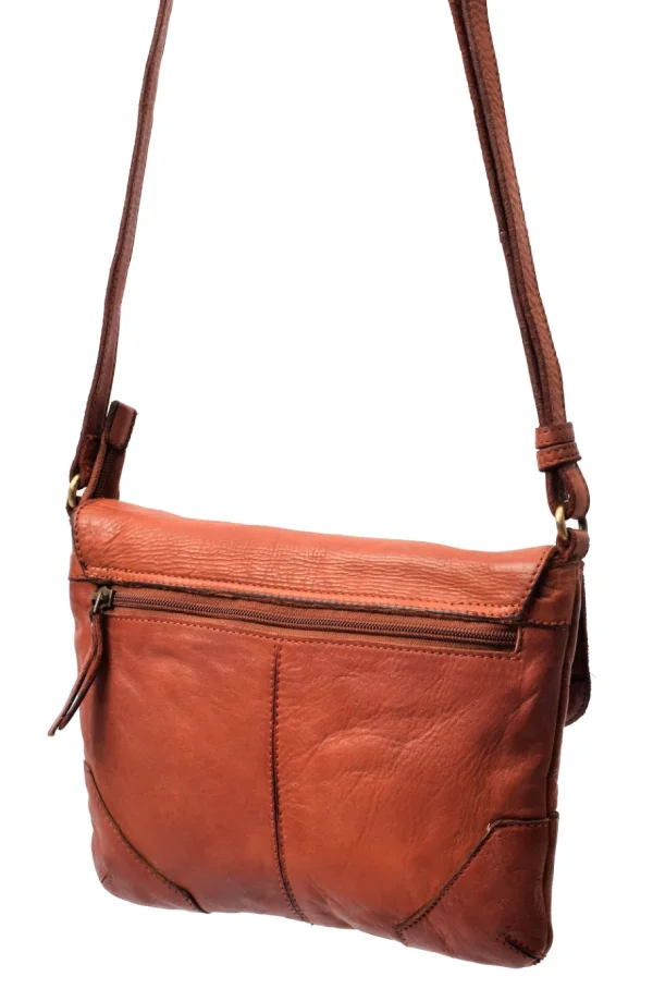 Menzo MB 75 Ledertasche gewaschen / Washed Bag- Umhängetaschen - Shopper