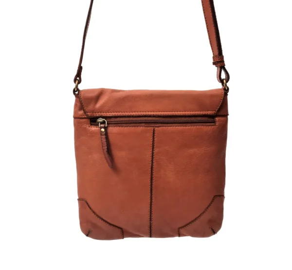 Menzo MB 76 Ledertasche gewaschen / Washed Bag- Umhängetaschen - Shopper