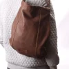Menzo MB83 - Rucksack Rindsleder washed/braun- Rucksäcke