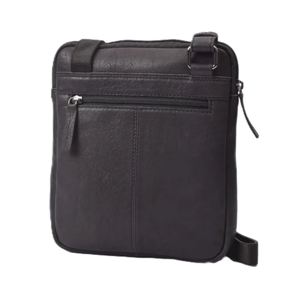 Menzo MB 84 Umhängetasche Rindsleder-schwarz- Umhängetaschen - Shopper