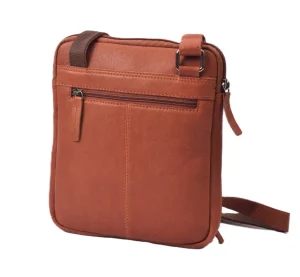 Menzo MB 84 Umhängetasche Rindsleder-cognac- Umhängetaschen - Shopper