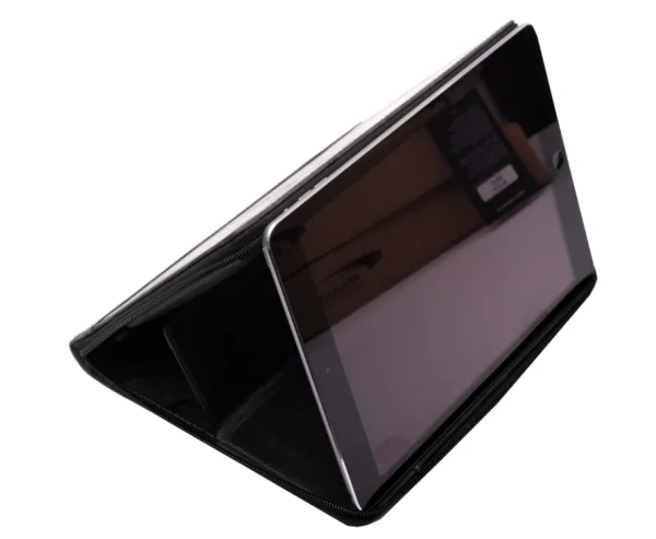 Menzo MB46 Dokumenten & Tabletmappe A5 Büffelleder/schwarz- Schreibmappen A5 | Schreibmappen A4