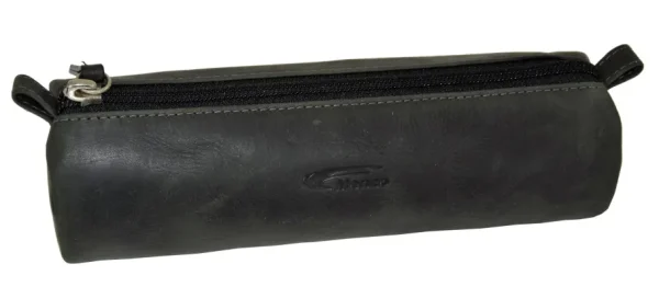 Menzo MB32 Federmäppchen Büffelleder/schwarz- Stifteetuis