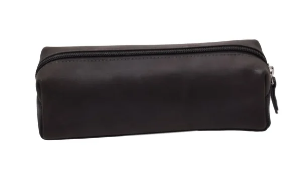 Menzo MB29 Federpenal Büffelleder/schwarz- Stifteetuis