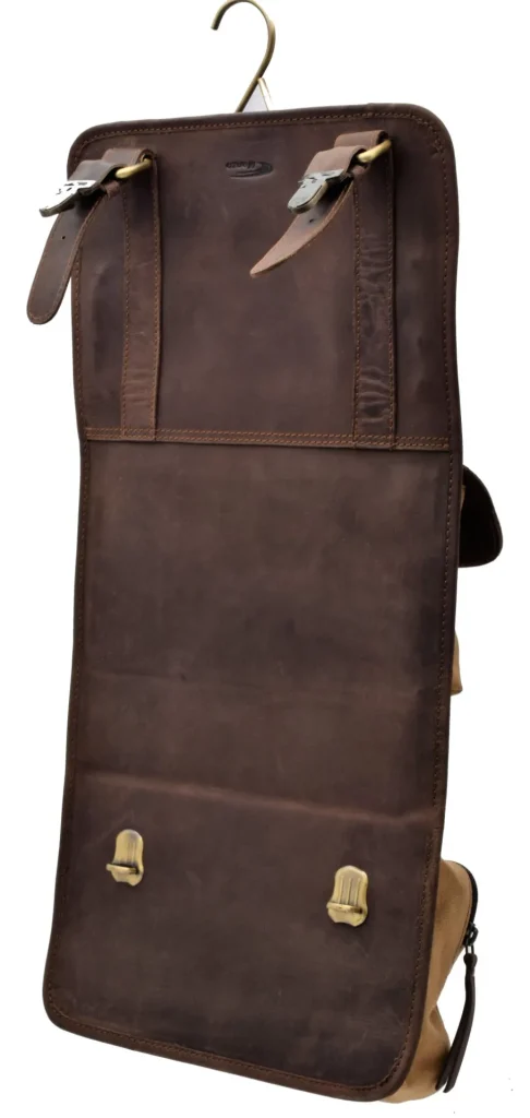 Menzo MB52 Kulturtasche Büffelleder/marone- Kulturbeutel
