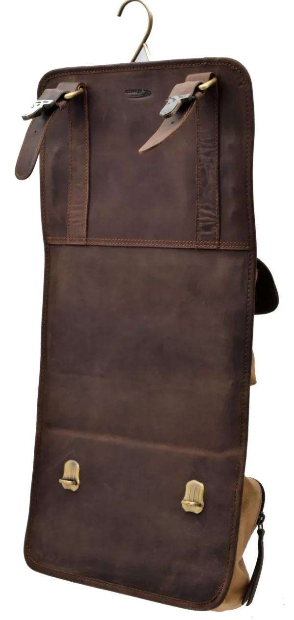 Menzo MB52 Kulturtasche Büffelleder/marone- Kulturbeutel