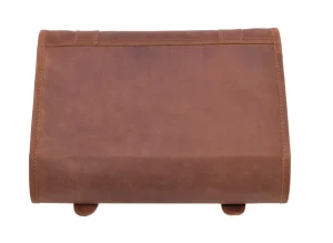 Menzo MB52 Kulturtasche Büffelleder/deltabraun- Kulturbeutel