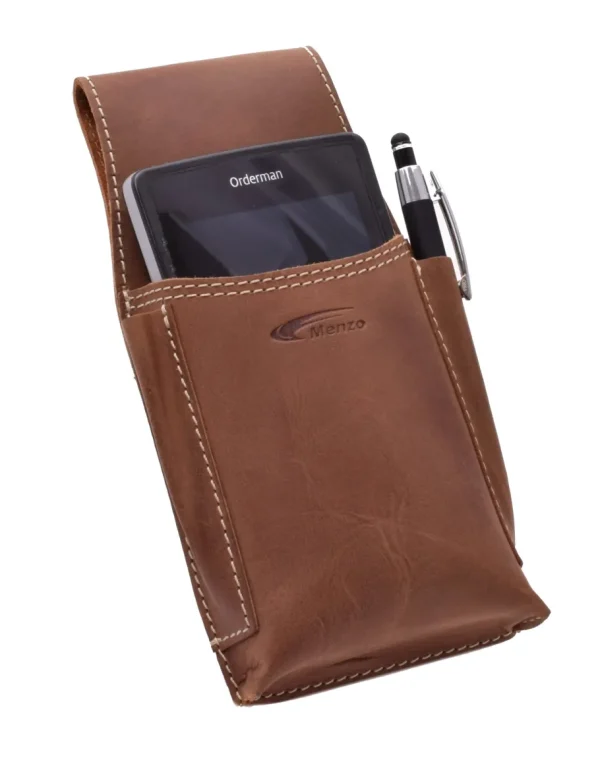 Menzo MB30 Ordermantasche Büffelleder/deltbraun- Halfter+orderman