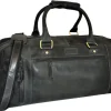 Menzo MB20 Reisetasche Büffelleder/schwarz- Reisetaschen