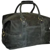 Menzo MB21 Reisetasche Büffelleder/schwarz- Reisetaschen