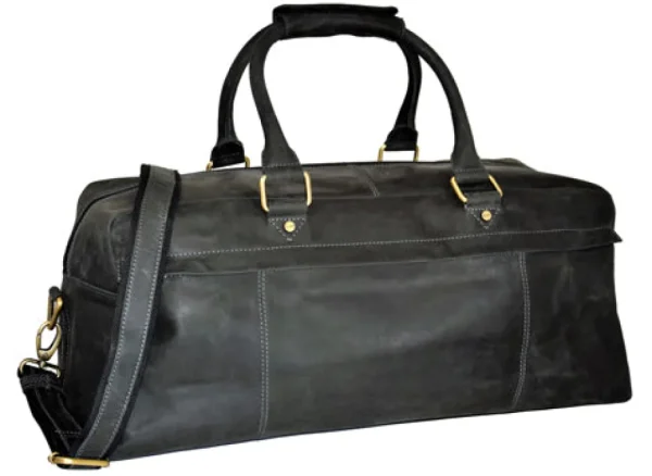 Menzo MB20 Reisetasche Büffelleder/schwarz- Reisetaschen