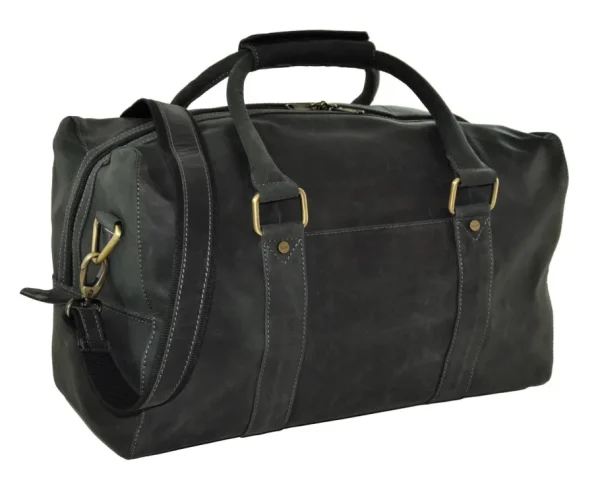 Menzo MB14 Reisetasche Büffelleder/schwarz- Handgepäck | Reisetaschen