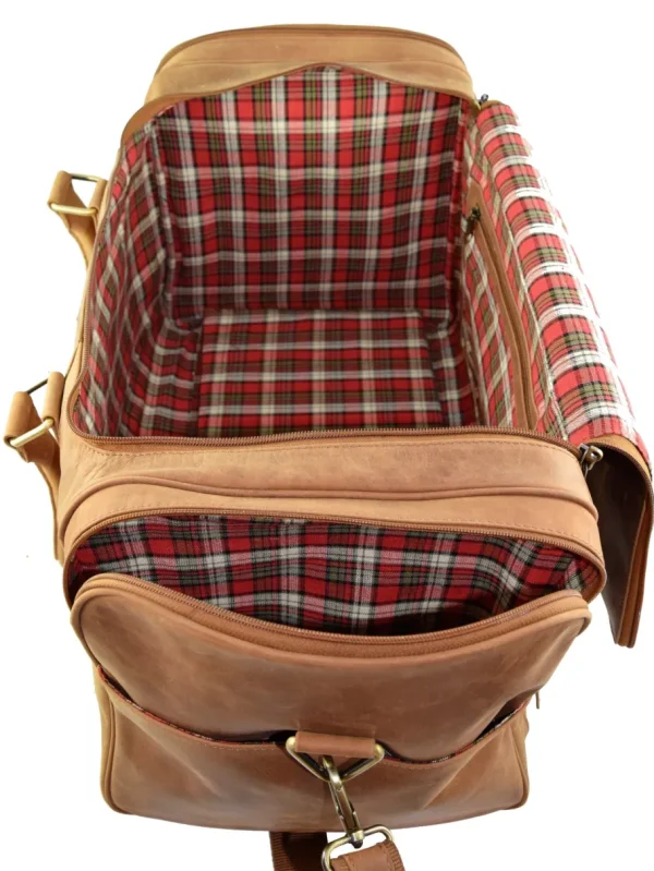 Menzo MB23 Reisetasche Büffelleder/delta- Reisetaschen