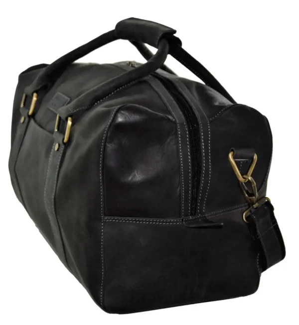 Menzo MB14 Reisetasche Büffelleder/schwarz- Handgepäck | Reisetaschen