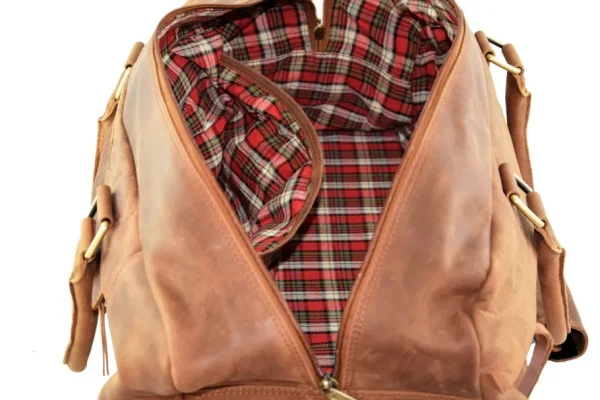 Menzo MB20 Reisetasche Büffelleder/deltabraun- Reisetaschen