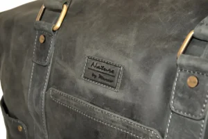 Menzo MB21 Reisetasche Büffelleder/schwarz- Reisetaschen