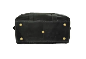 Menzo MB14 Reisetasche Büffelleder/schwarz- Handgepäck | Reisetaschen