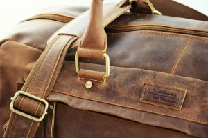 Menzo MB20 Reisetasche Büffelleder/deltabraun- Reisetaschen