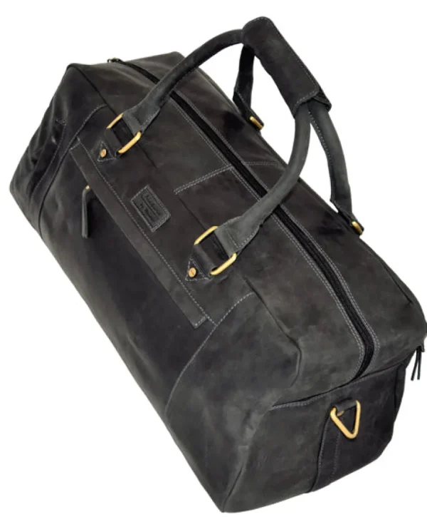 Menzo MB20 Reisetasche Büffelleder/schwarz- Reisetaschen