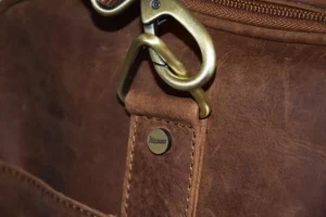 Menzo MB35 Reisetasche Büffelleder/deltabraun- Reisetaschen