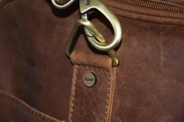 Menzo MB35 Reisetasche Büffelleder/deltabraun- Reisetaschen
