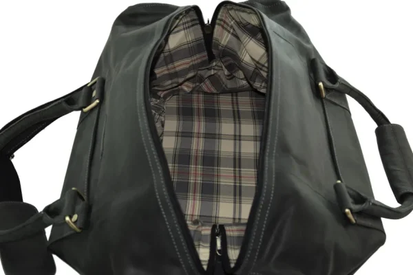 Menzo MB14 Reisetasche Büffelleder/schwarz- Handgepäck | Reisetaschen