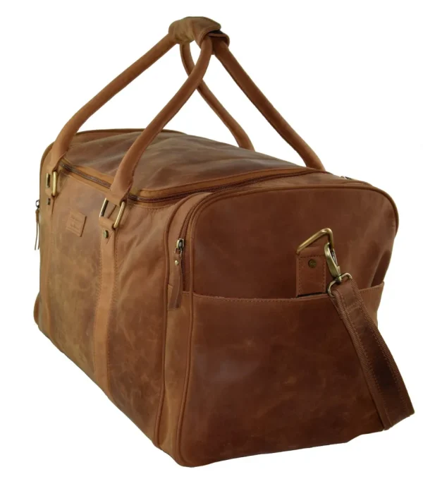 Menzo MB23 Reisetasche Büffelleder/delta- Reisetaschen
