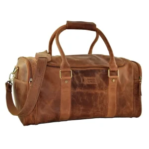 Menzo MB35 Reisetasche Büffelleder/deltabraun- Reisetaschen