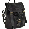 Menzo MB3 Rucksack Büffelleder/schwarz- Rucksäcke