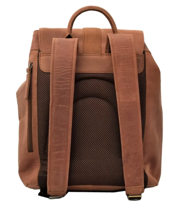 Menzo MB60 Rucksack Büffelleder/deltabraun- Rucksäcke