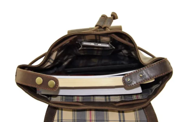 Menzo MB3 Rucksack Büffelleder/marone- Rucksäcke