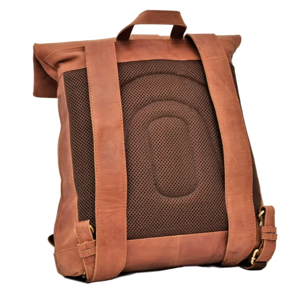 Menzo MB63 Rucksack Büffelleder/deltabraun- Rucksäcke