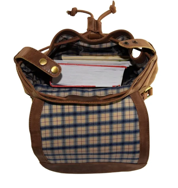 Menzo MB3 Rucksack Büffelleder/deltabraun- Rucksäcke