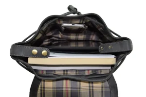Menzo MB3 Rucksack Büffelleder/schwarz- Rucksäcke