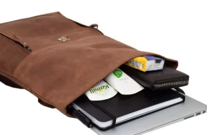 Menzo MB63 Rucksack Büffelleder/deltabraun- Rucksäcke