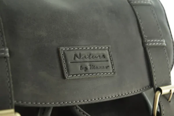 Menzo MB3 Rucksack Büffelleder/schwarz- Rucksäcke
