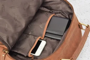 Menzo MB59 Rucksack Büffelleder/deltabraun- Rucksäcke