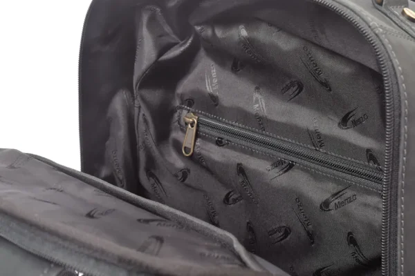 Menzo MB59 Rucksack Büffelleder/schwarz- Rucksäcke